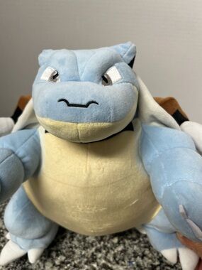 Pokeman Blastoise Plush Blue and Cream Plush Toy - Soft Pet Companion